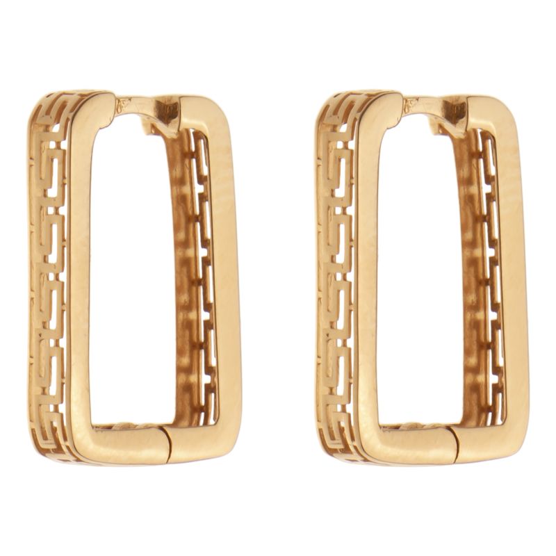 گوشواره حلقه ای طلا 18 عیار زنانه مایا ماهک مدل me1216