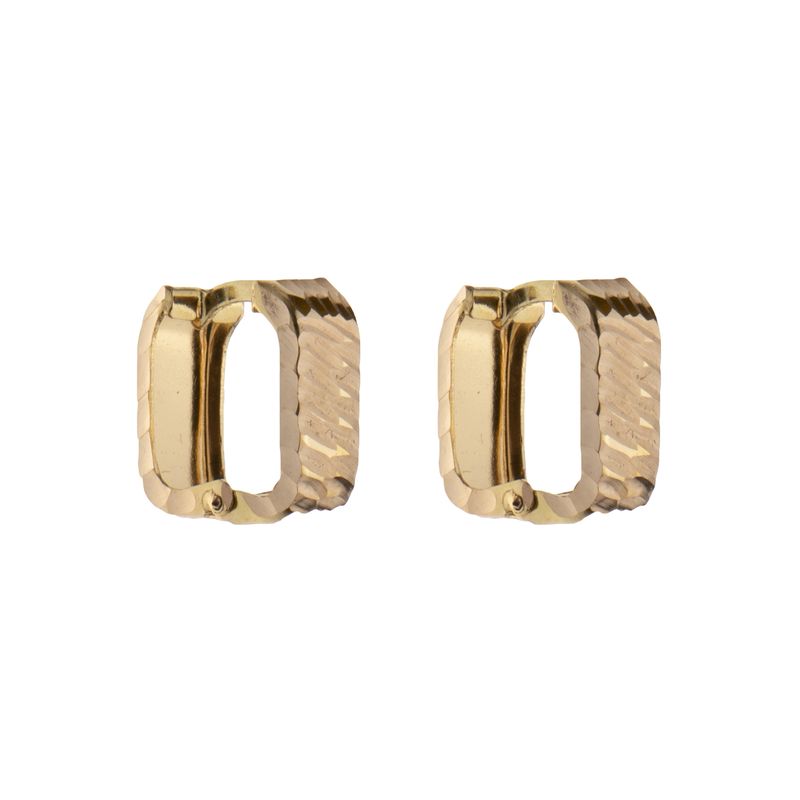 گوشواره حلقه ای طلا 18 عیار زنانه مایا ماهک مدل me1221