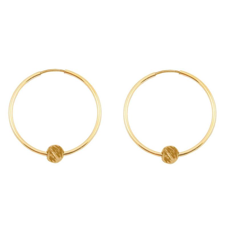 گوشواره طلا 18 عیار دخترانه رزالیا مدل gea 17