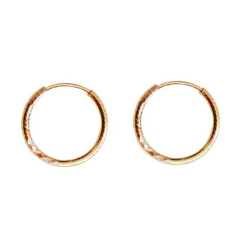 گوشواره طلا 18 عیار دخترانه رزالیا مدل gea 18