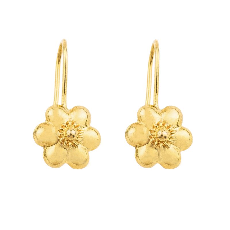 گوشواره طلا 18 عیار دخترانه کد ea175