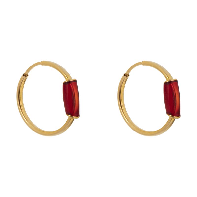 گوشواره طلا 18 عیار دخترانه کد er 007