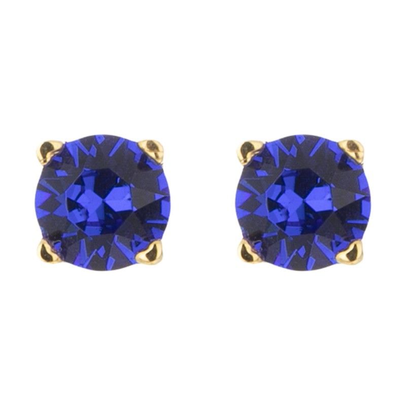 گوشواره طلا 18 عیار زنانه قیراط طرح تک سنگ کد gh5212
