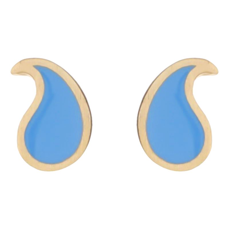 گوشواره میخی طلا 18 عیار زنانه تاج مدل g552 1