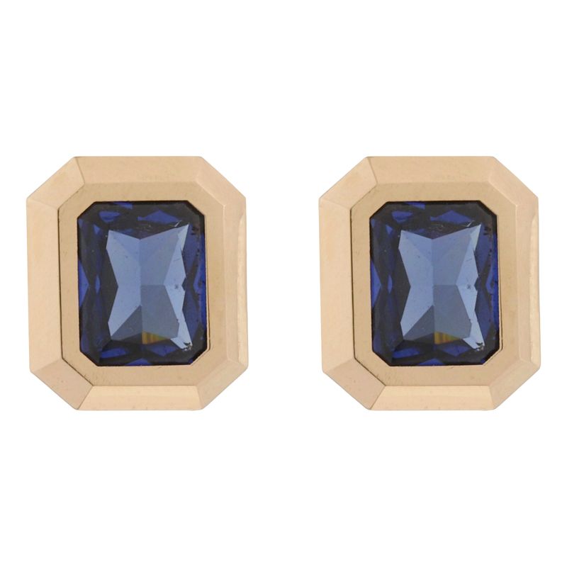 گوشواره میخی طلا 18 عیار زنانه تاج مدل r421 1100