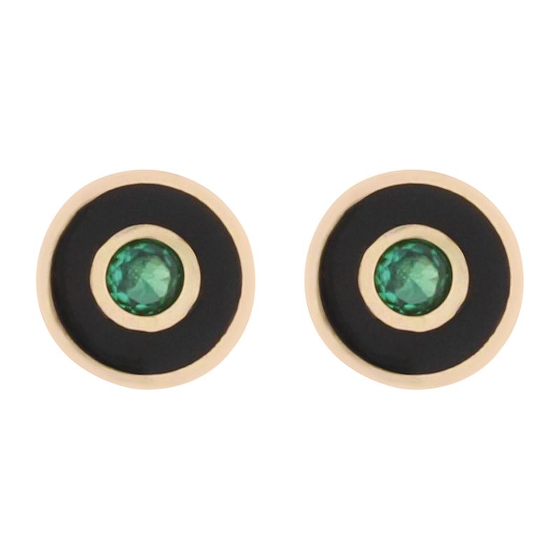 گوشواره میخی طلا 18 عیار زنانه درریس مدل gs3561