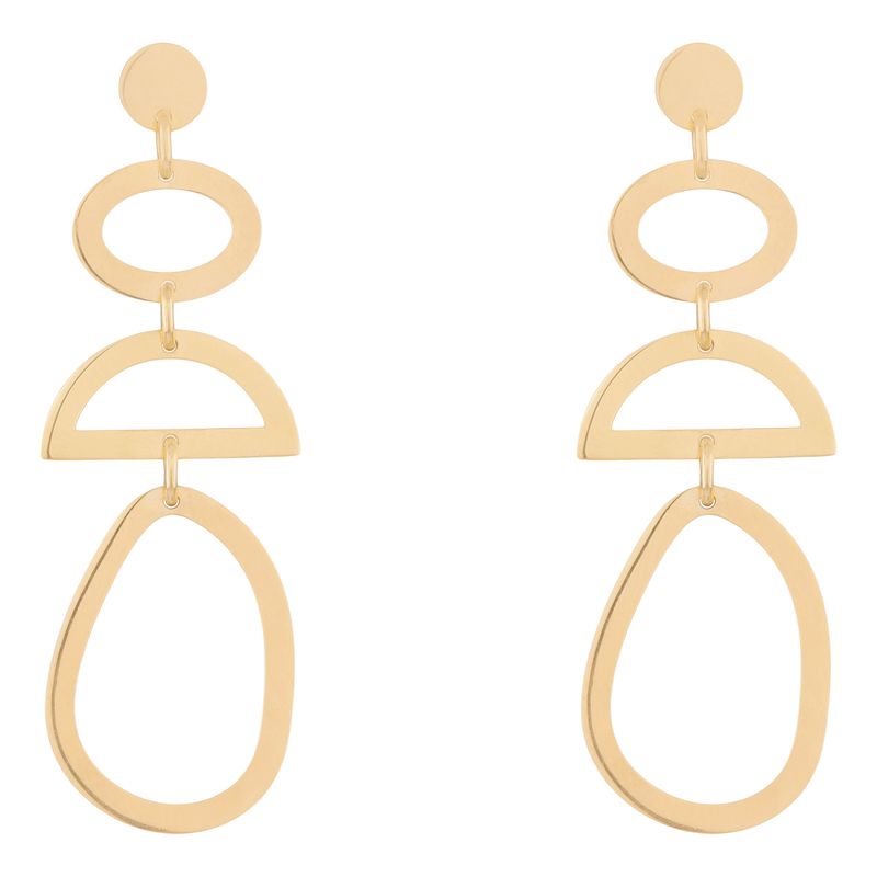 گوشواره میخی طلا 18 عیار زنانه روبی آرت گالری مدل 2350 lne6202