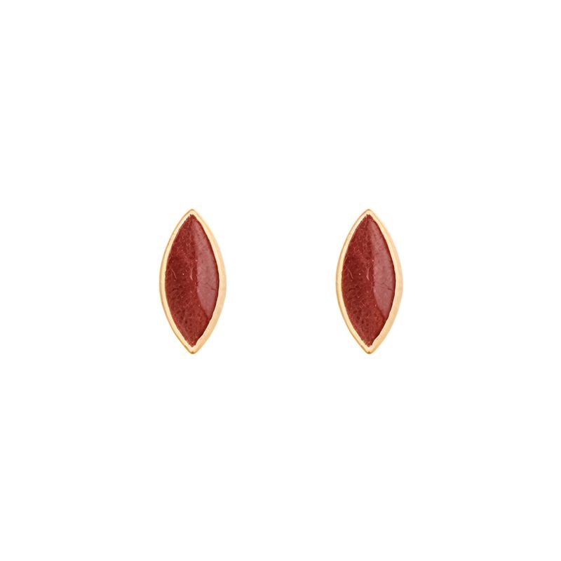 گوشواره میخی طلا 18 عیار زنانه کیا گالری مدل emoh125
