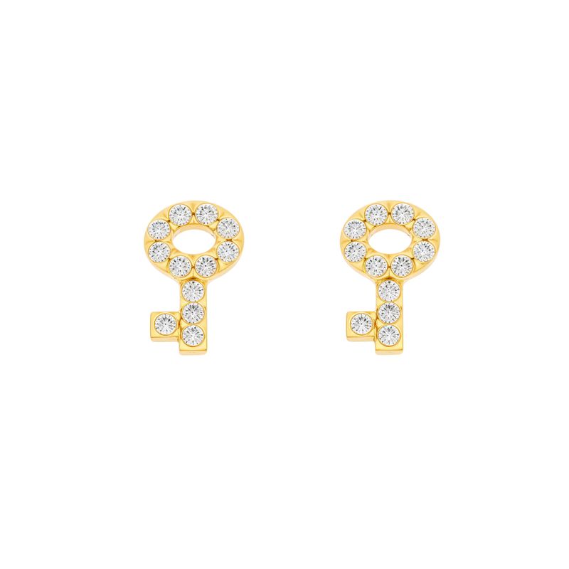 گوشواره میخی طلا 18 عیار زنانه کیا گالری مدل rze 1079