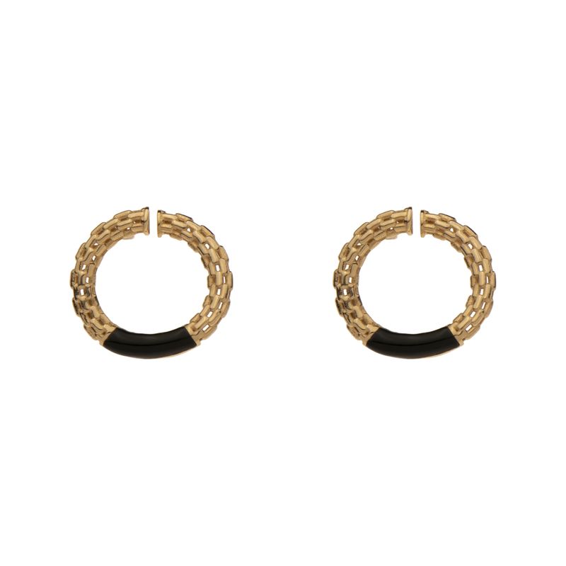 گوشواره میخی طلا 18 عیار زنانه گلدم مدل e 3070065