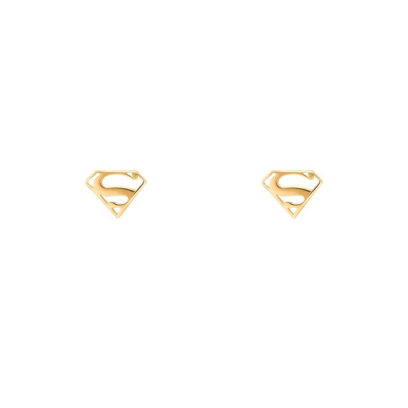 گوشواره میخی طلا کم اجرت  18 عیار زنانه سایا گلد مدل سوپر من we961
