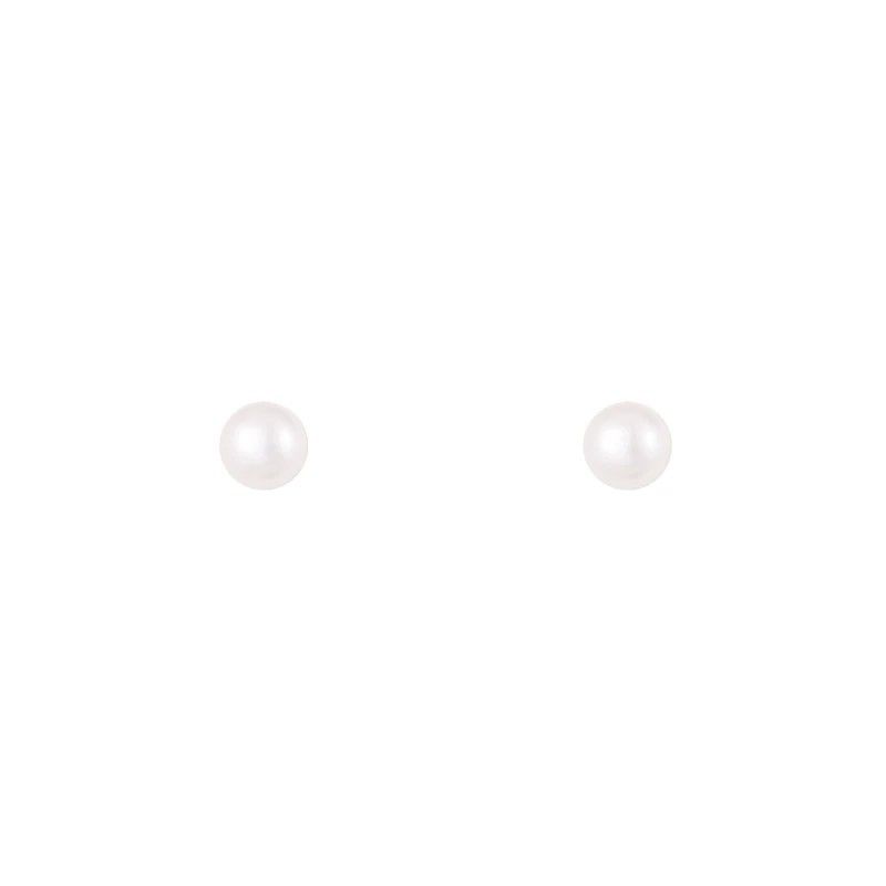 گوشواره میخی طلا کم اجرت  18 عیار زنانه سایا گلد مدل مروارید we306