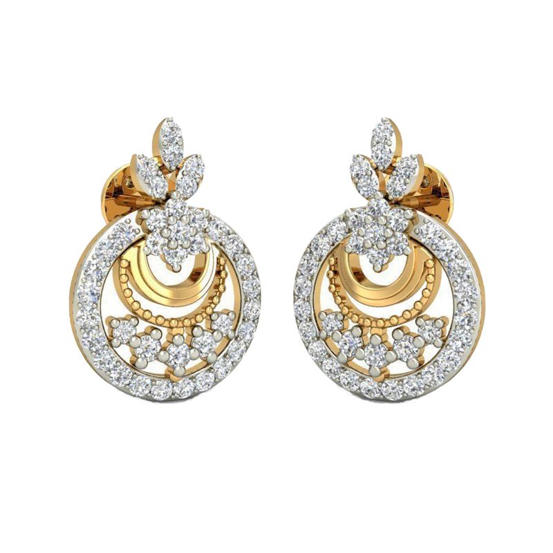 گوشواره نقره زنانه ژابیز کد 022