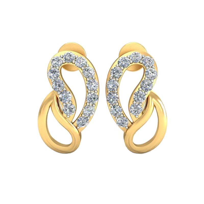 گوشواره نقره زنانه ژابیز کد 046