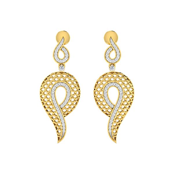گوشواره نقره زنانه ژابیز کد 079