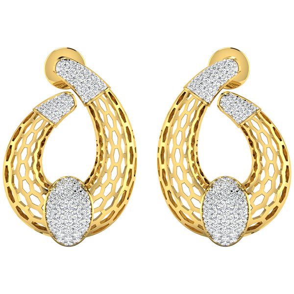 گوشواره نقره زنانه ژابیز کد 082