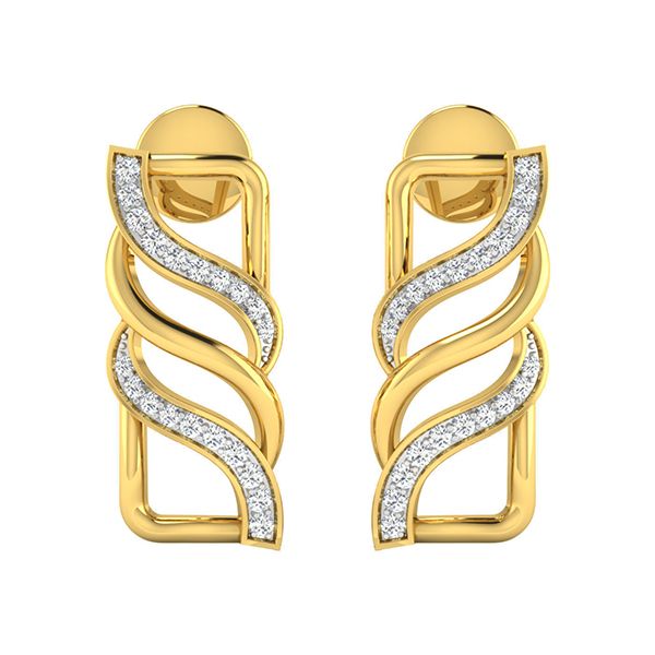 گوشواره نقره زنانه ژابیز کد 084