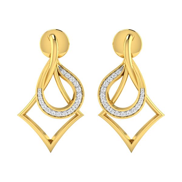 گوشواره نقره زنانه ژابیز کد 087