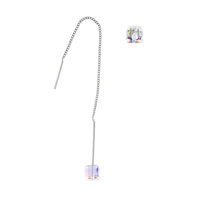 گوشواره نقره زنانه کد gr4009 با سنگ‌ سواروسکی