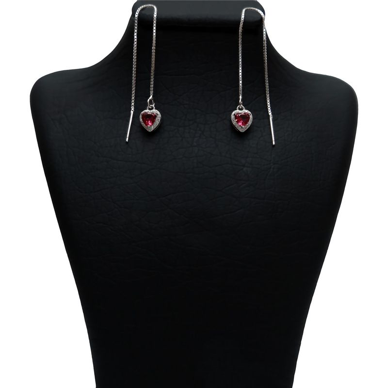 گوشواره نقره شهر جواهر مدل sj spe009