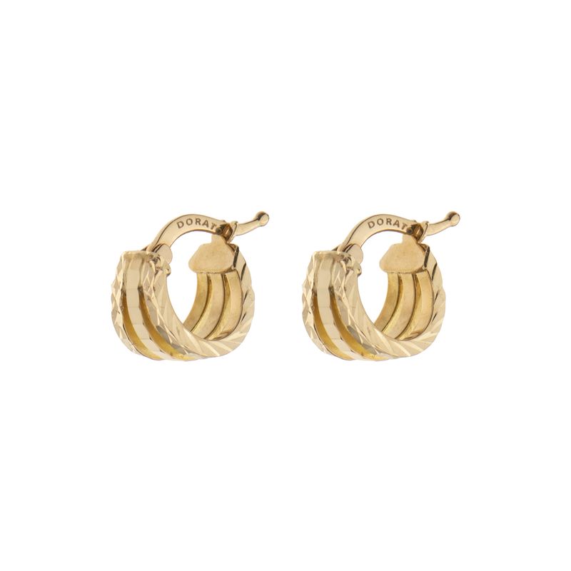 گوشواره کلیپسی طلا 18 عیار زنانه مایا ماهک مدل me1200